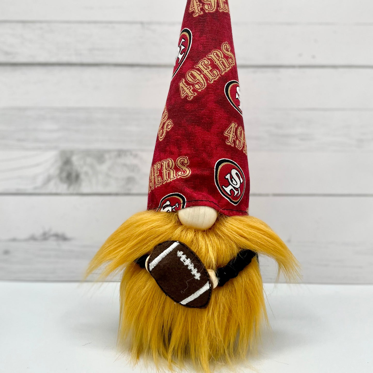 49ers Football Gnome / Touchdown Tiered Tray Decor / Fall Gnome Decorations