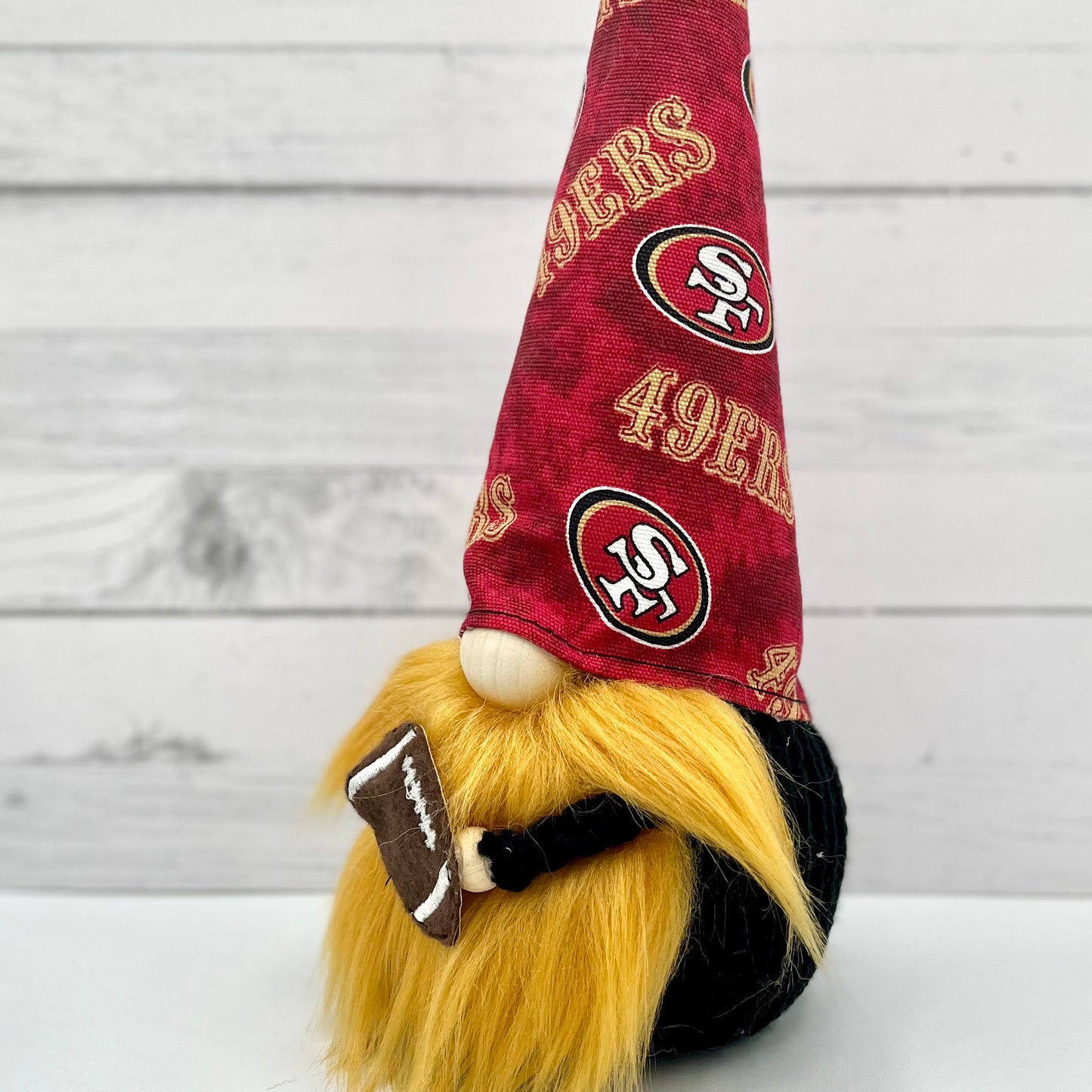 49ers Football Gnome / Touchdown Tiered Tray Decor / Fall Gnome Decorations