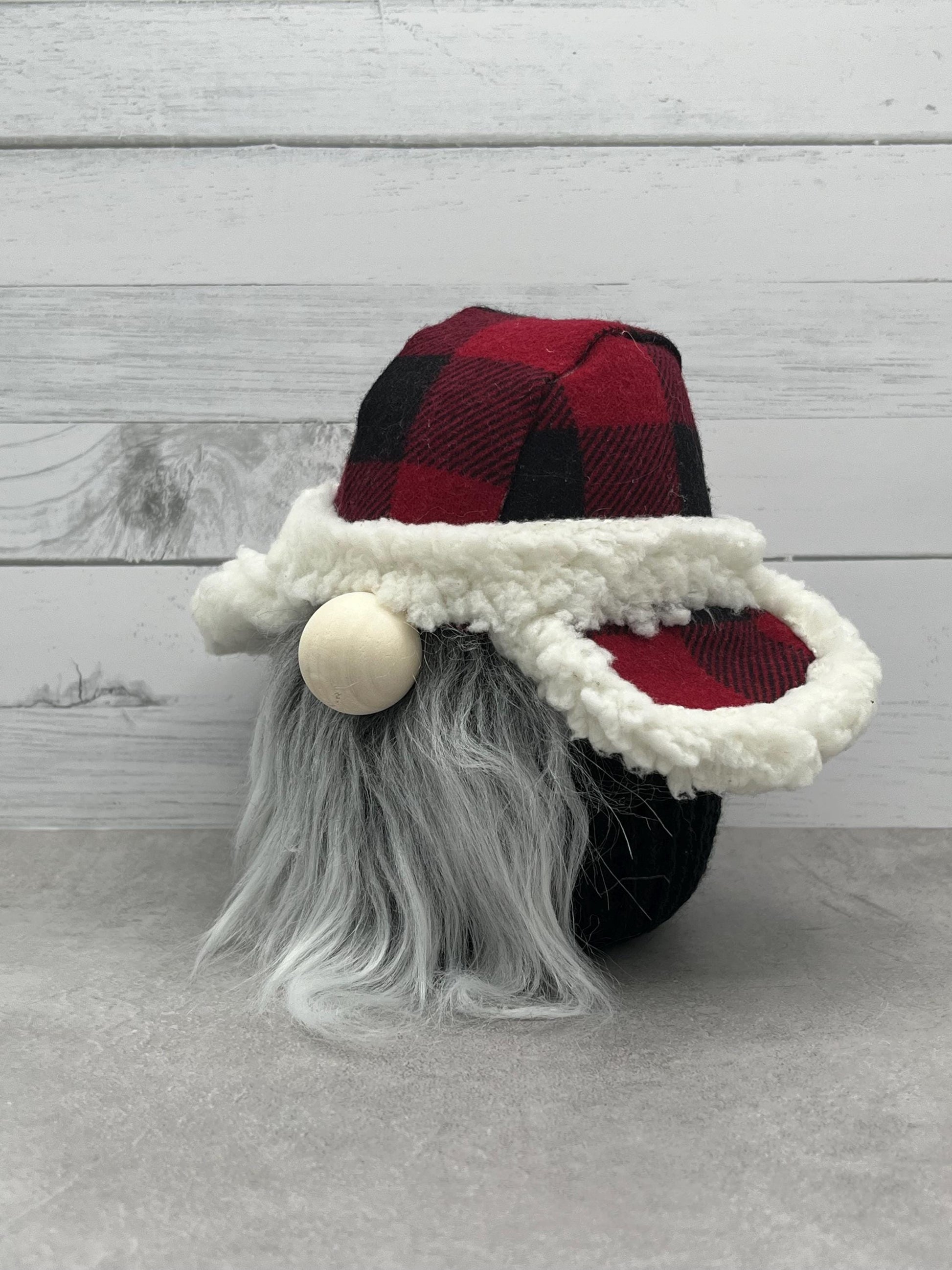 Eddie the Lumberjack Gnome / Holiday Season Tiered Tray Decor / Christmas Table Decorations