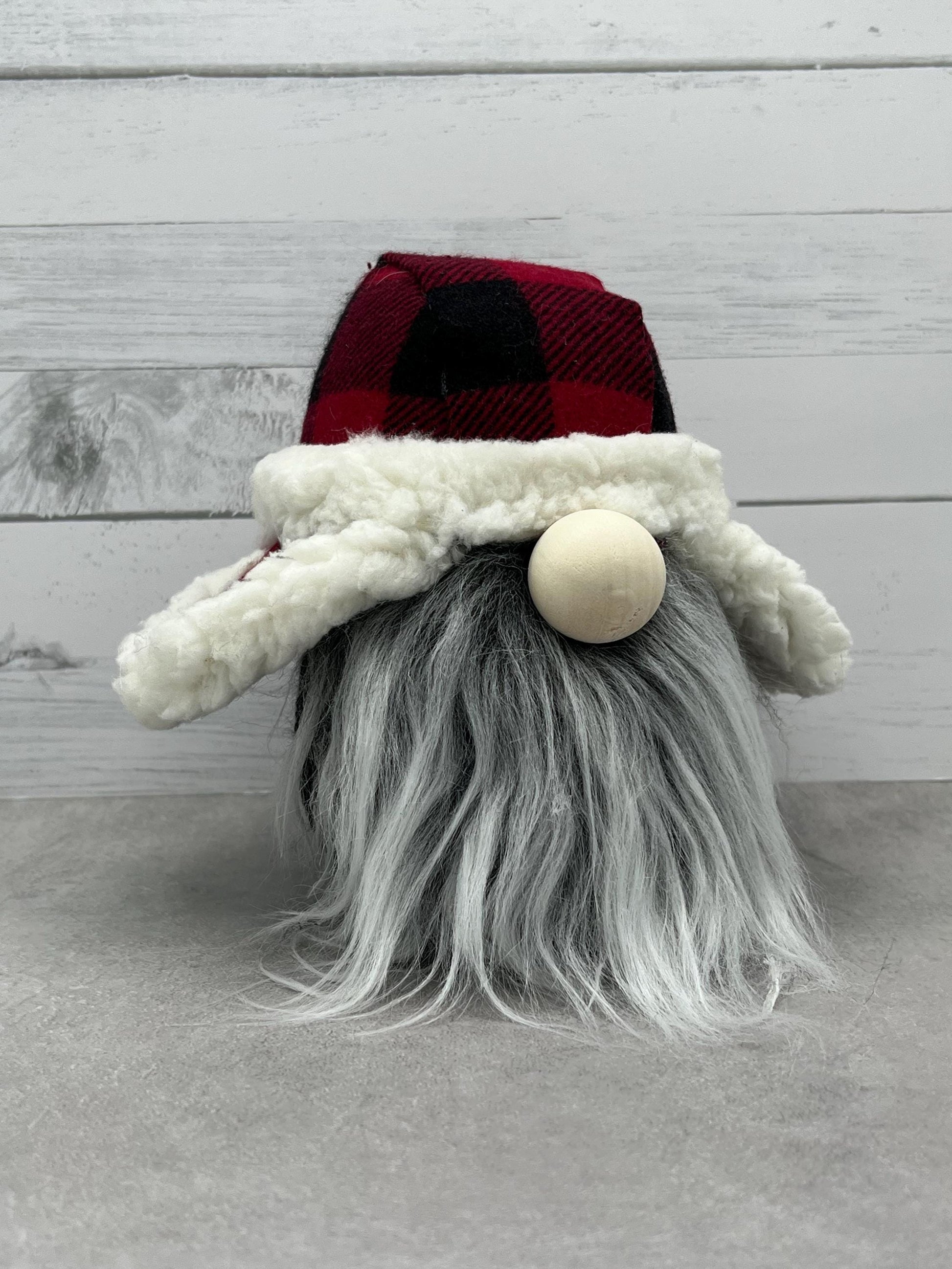 Eddie the Lumberjack Gnome / Holiday Season Tiered Tray Decor / Christmas Table Decorations