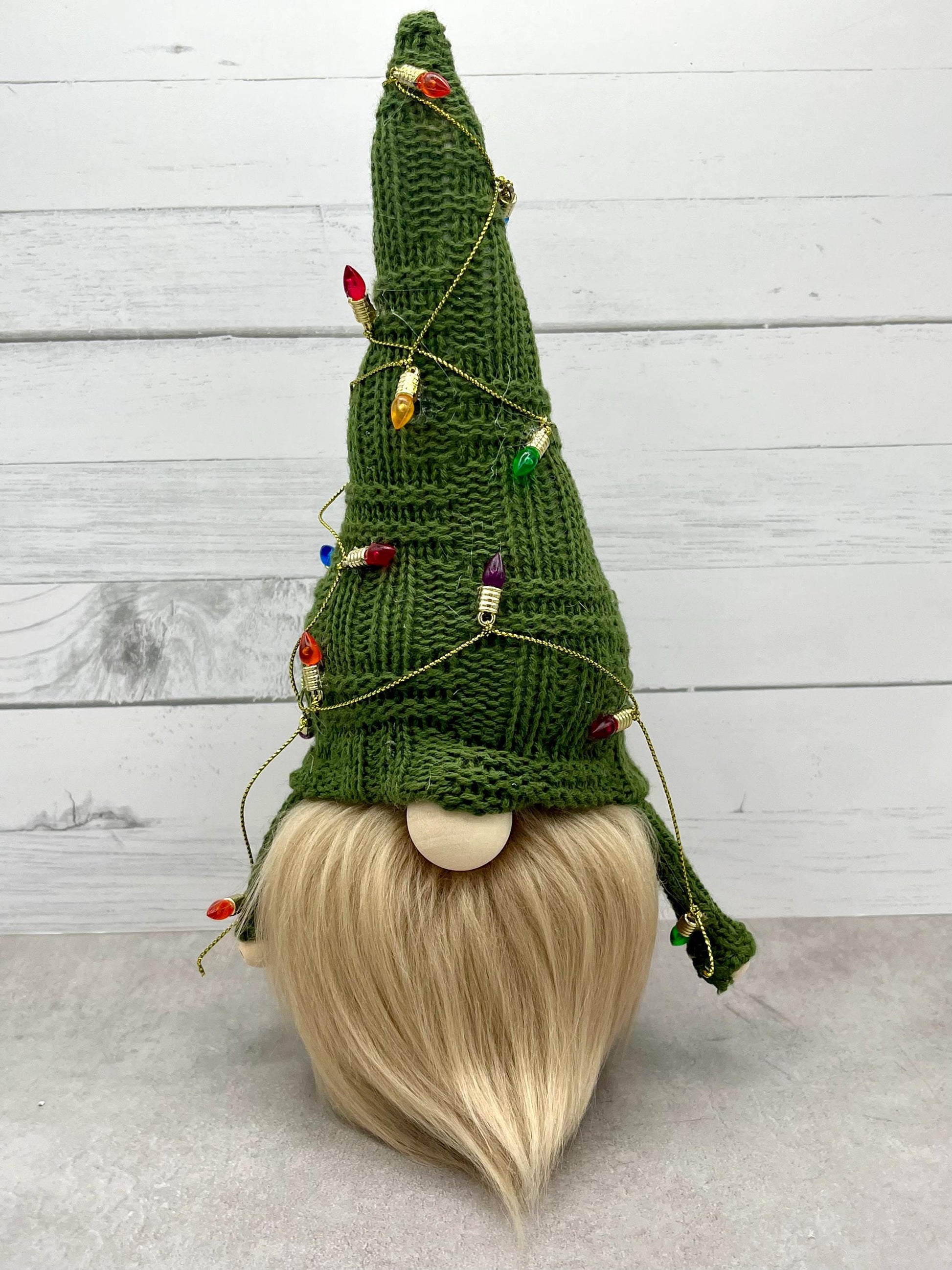 Holly Jolly Christmas Tree Gnome / Holiday Season Tiered Tray Decor / Christmas Table Decorations